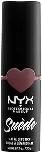 Nyx Professional Makeup Labial en barra mate suede matte lipstick, nyx, tono lavndr and lac